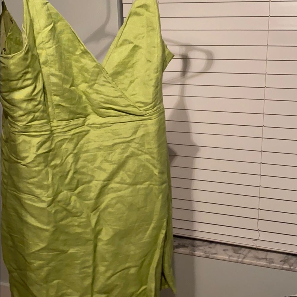 PacSun green linen dress